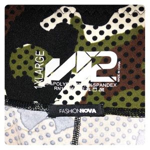 Fashion nova workout camouflage leggings